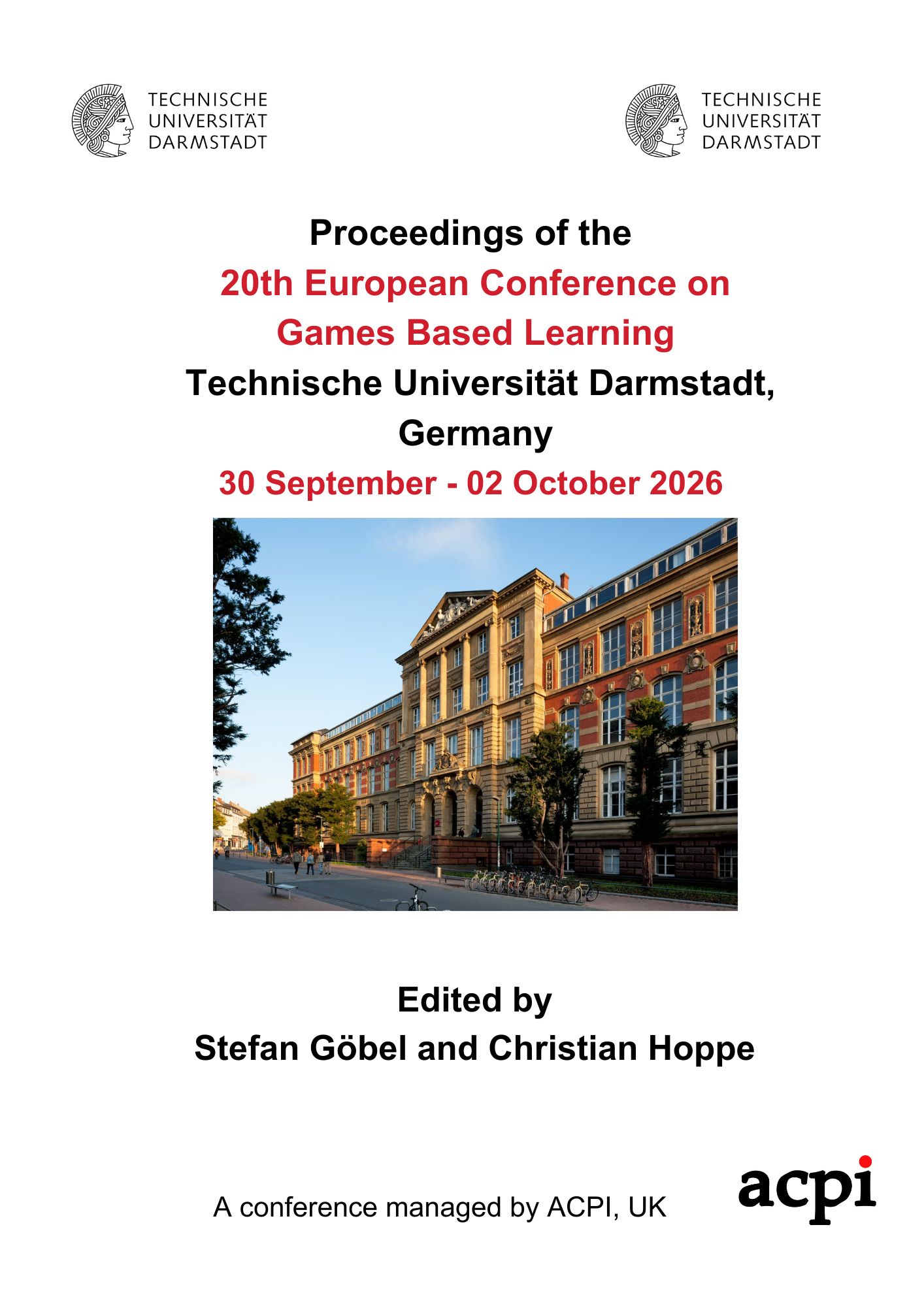 					View Vol. 20 No. 1 (2026): The Proceedings of the 20th European Conference on Games Based Learning
				